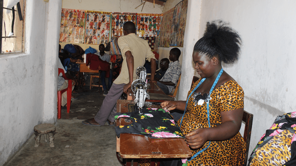 Entrepreneurs in the exhibition of their products and services